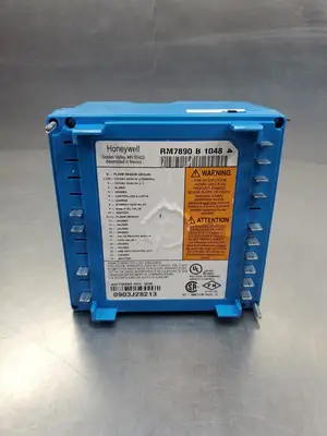USED Honeywell RM7890B1048 Primary Burner Control, 120V, Rev C