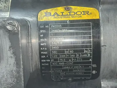 Used BALDOR INDUSTRIAL D50100PBV D.C. Motors Ohio US | HGR 24 #1486657