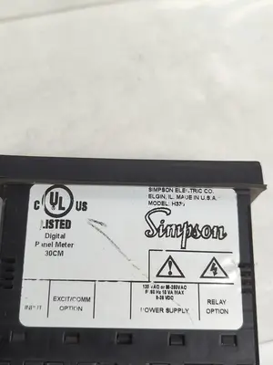 Used SIMPSON H335 Meters - Misc | Surplus Asset Holdings #1206925
