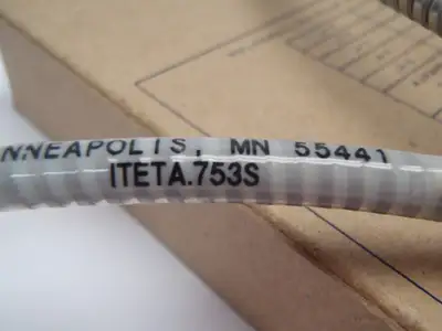 USED BANNER ENGINEERING STEEL SHEATHED GLASS FIBER OPTIC CABLE