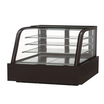New | in-Stock Dukers New Dukers DDM72R-CB Curved Glass 72" Cake Showcase Display Refrigerators Illinois US | Falcon Restaurant Supply #1376316