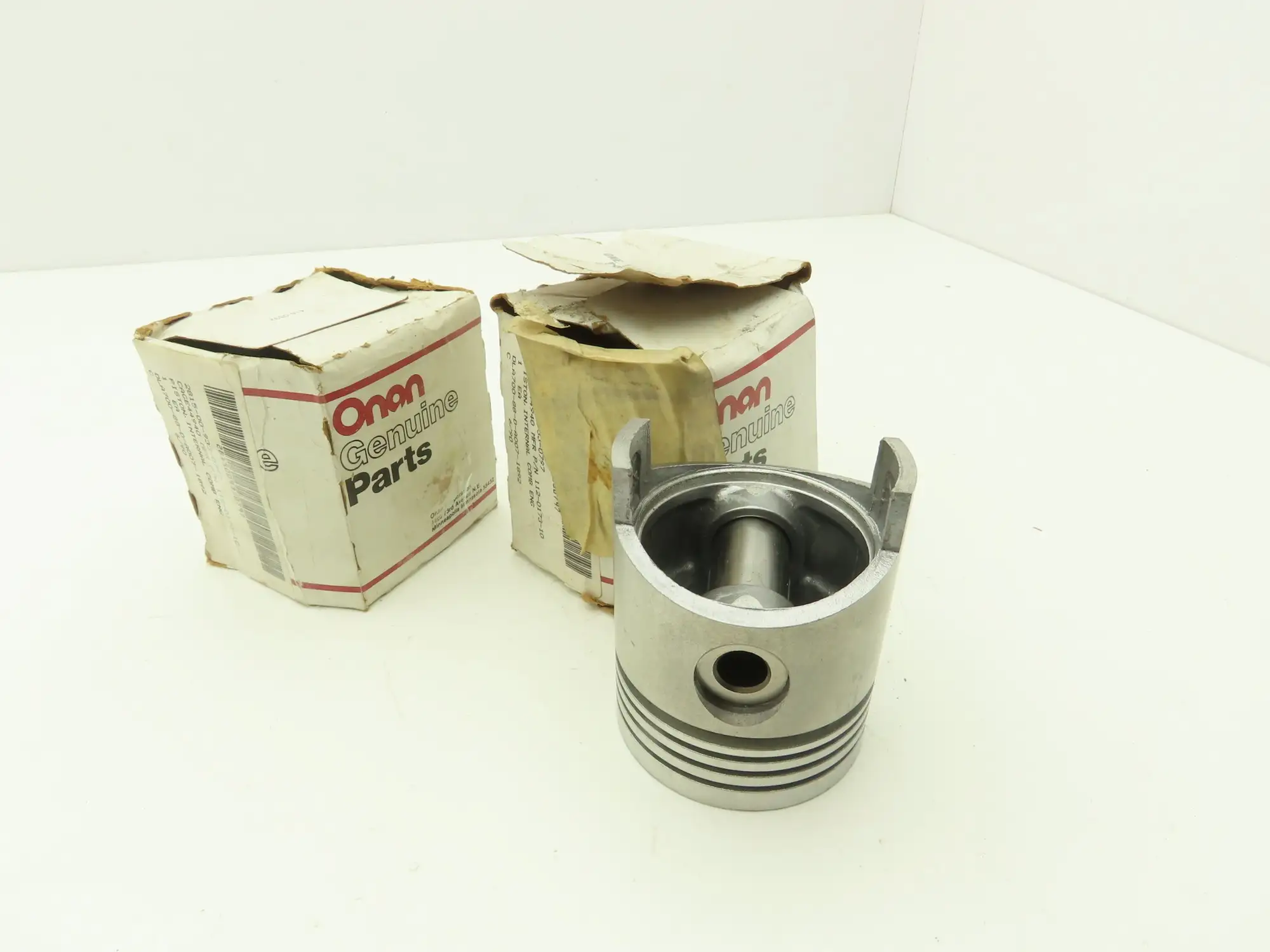 Onan 112C Cummins Piston Aluminum Body Engine .010 Overbore W/Pin Lot of 2