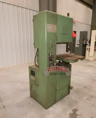 Used GROB NS-18 Vertical Band Saws Michigan US | Vander Ziel Machinery Sales #480521
