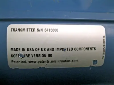 New | in-Stock Micro Motion 2700 R12 AB AEZCZ Sensors New Hampshire US | Bitter End Trading #1558062