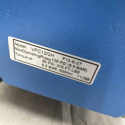 USED Jamesbury VPC12QH