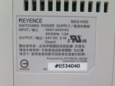 Used KEYENCE MS2-H50 Power Supplies California US | ANACAPA EQUIPMENT BROKERS, INC #1299958