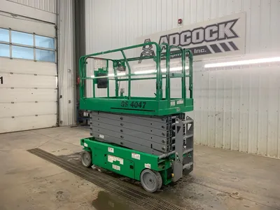 Used 2016 GENIE GS-4047 ELECTRIC SCISSOR LIFT Scissor Lifters Alberta CA | Adcock Equipment #1418028