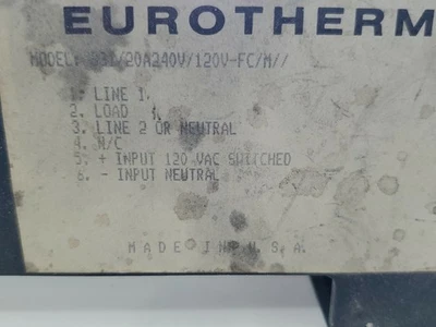 USED eurotherm 831/20A240V/120V-FC/M