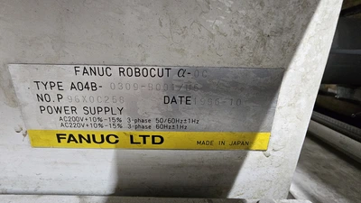 1996 FANUC ROBOCUT A-OC Wire EDM | 520 Machinery Sales LLC (7)