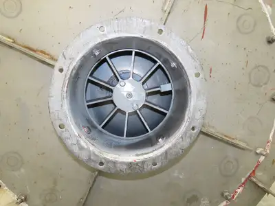 Sprout Centrifugal Blower Fan 33" Wheel 10" In 8x5" Out Stainless Food Grade