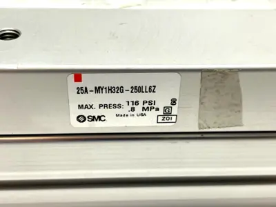 25A-MY1H32G-250LL6Z | SMC  Rodless Cylinder - New Other