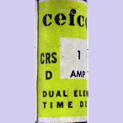 Cefcon 1 Amp CRS Type D Fuse