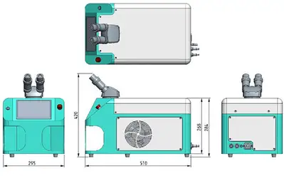 Used _UNKNOWN_ CALCA Portable 100W desktop jewelry laser welding machine Laser Welders Oklahoma US | Wide Image Solutions #1526583