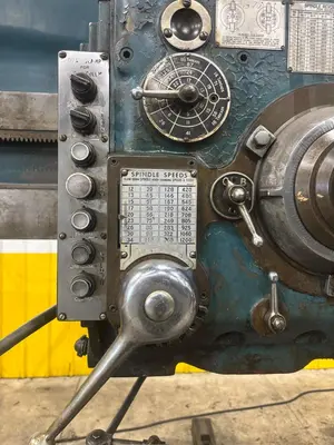 7' X 17" CARLTON MODEL #3A RADIAL ARM DRILL: STOCK 15026
