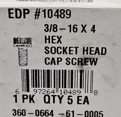 Used EDP 10489 Bolts South Carolina US | Palmetto Automation #1160083