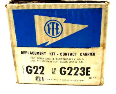 NEW I-T-E G223E REPLACEMENT KIT CONTACT CARRIER