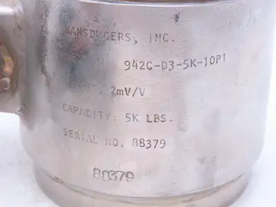 Transducers Inc. 942C-D3-5K-10P1 Load Cell 5K Lbs. Capacity