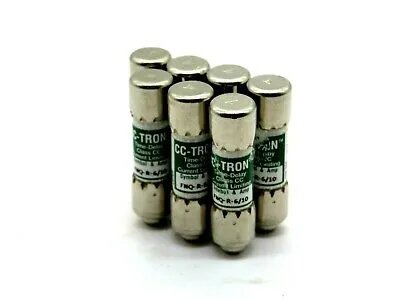 NEW LOT OF 7 BUSSMANN FNQ-R-6/10 FUSES FNQR610