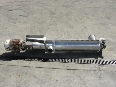 SPC5253  Conveyor screw conveyor Stainless Steel Contact Parts, 6" dia. X 47" long