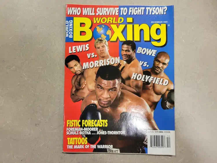 Used WORLD BOXING DECEMBER 1995 Office Equipment British Columbia CA | Lenmark #267140