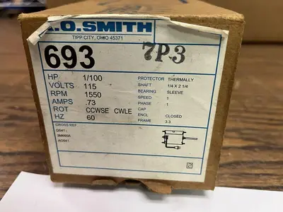 New | in-Stock AO SMITH 693 Motors (misc) | Surplus Asset Holdings #1205021