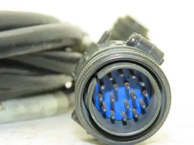 Fanuc WE4875-303 Pulse Arm Cable Rev A Empir 32' Cable W Ends Has Nick in Casing