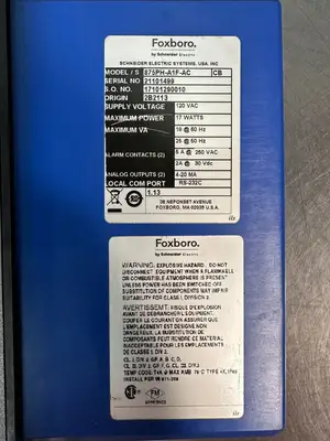 Foxboro 875PH / 875PH-AF-AC 120Vac 17W (12.5.5)