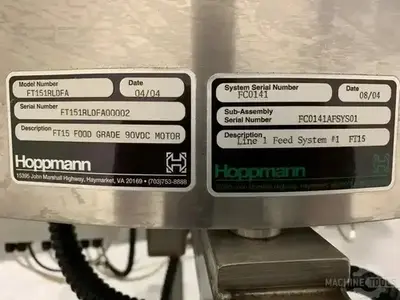 USED 2004 HOPPMAN FT-15