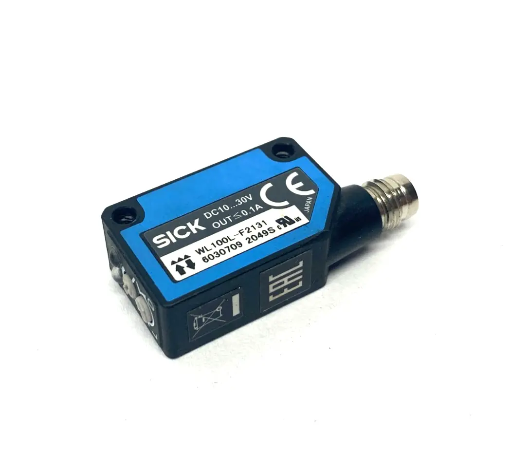 USED SICK PHOTOELECTRIC RETRO-REFLECTIVE SENSOR, W100 LASER