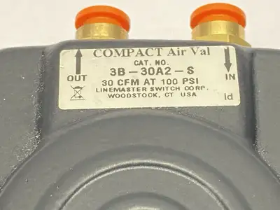 USED LINEMASTER COMPACT AIR VALVE FOOT SWITCH