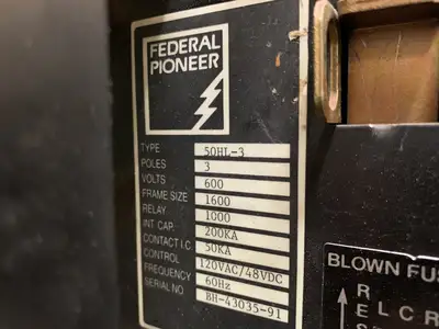 Used FEDERAL PIONEER 02877-A1-88 Circuit Breakers British Columbia CA | Lenmark #248976
