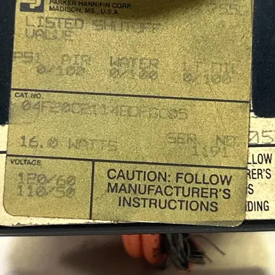New | in-Stock PARKER 04F20C2114EOFGCOG Solenoid Valves Ohio US | Surplus Asset Holdings #1246468