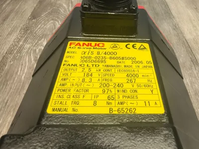 FANUC LTD. A06B-0235-B605#S000 Servo Motors | ESS Industrial Equipment Sales (7)