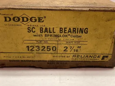 New | in-Stock DODGE 123248 Bearings | Surplus Asset Holdings #1195697
