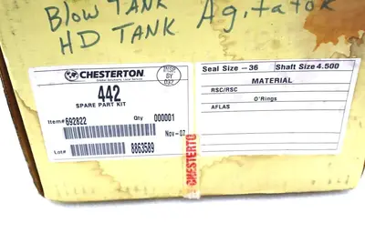 NEW CHESTERTON 442 SPARE PART KIT 85M MFD 2016 STOCK #1970