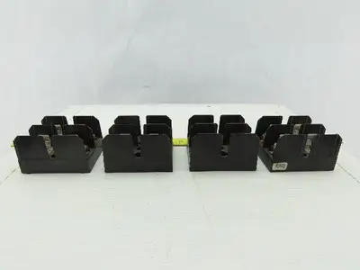 Buss J60030-2COR 2 Pole Class J Fuse Holder Block 600V 30A Lot of 4