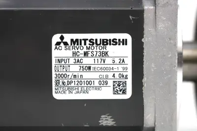 USED MITSUBISHI ELECTRIC HC-MFS73BK
