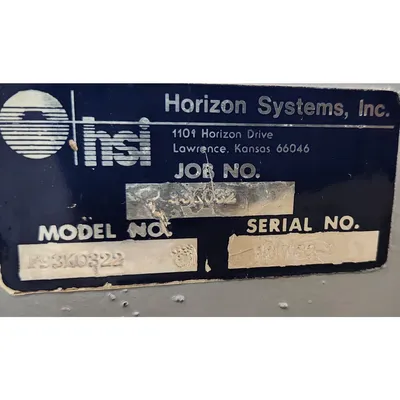 Used Horizon Systems 12" Square Body Carbon Steel Rotary Airlock Valve