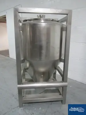 USED L.B. Bohle 1,200 Liter LB Bohle Bin, Model MCL1200S, S/S