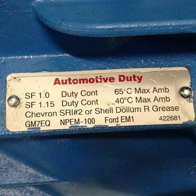 USED US ELECTRICAL MOTORS R099A