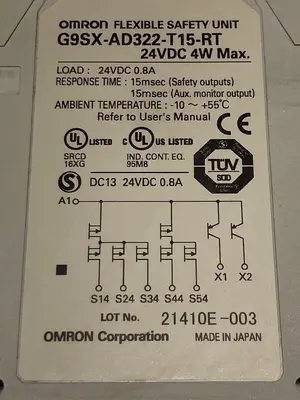 New | in-Stock OMRON G9SX-AD322-T15-RT Misc Electrical & Power Parts | Surplus Asset Holdings #1217865