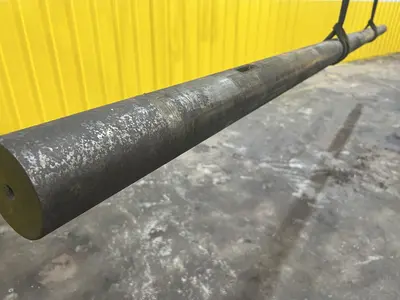 4" DIAMETER X 15' LONG BORING BAR WITH MORSE TAPER: STOCK #20648