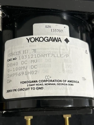 NEW Yokogawa 103121DAMT