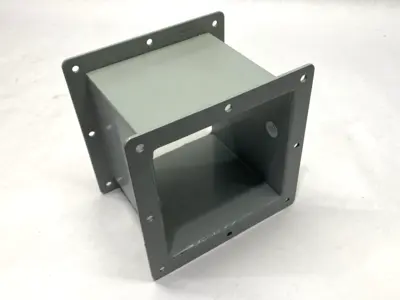 USED HOFFMAN NIPPLE FEED-THROUGH WIREWAY 6" X 6" X 6" 14920