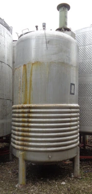5,000L S/S 1/2 Coil Reactor