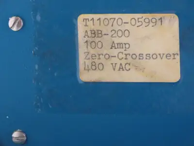Abbott ABB-200 Three Phase Power Controller Zero Crossing Inverter 100A 480VAC