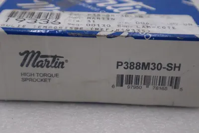 MARTIN P388M30-SH HIGH TORQUE SPROCKET - NEW IN BOX - STOCK GF577A