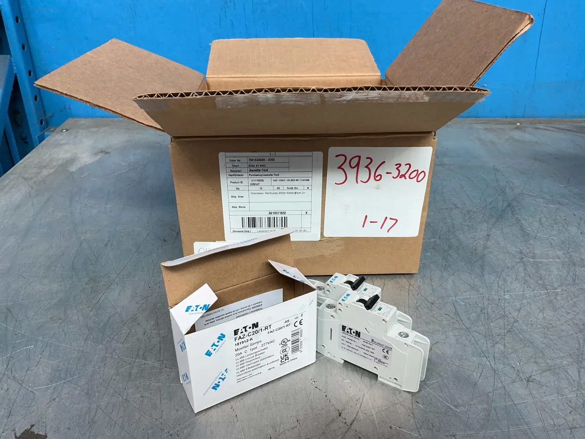New | in-Stock EATON FAZC20/1RT Circuit Breakers Ohio US | HGR 24 #1406125