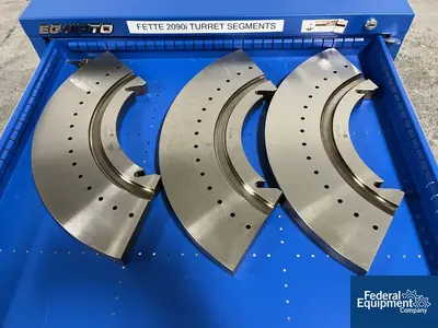 USED Fette Fette 2090i Turret Segments