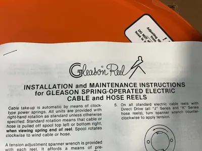 Used GLEASON REEL _UNKNOWN_ Material Handling (misc) Ohio US | HGR 24 #1309905